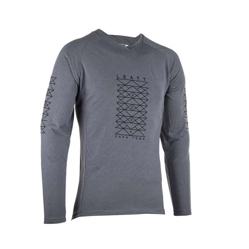 Leatt MTB Gravity 2.0 Long Sleeve Riding Jersey in Titanium